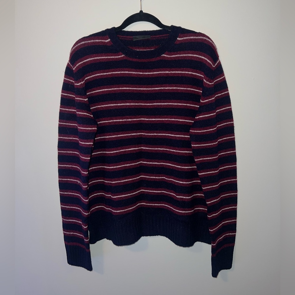 Striped Navy and Red Vintage Prada Sweater